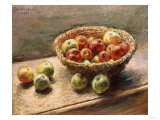 A Bowl of Apples, 1880 Giclée-Druck von Edgar Degas