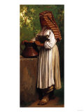 Saracen Girl, 1868 reproduction procédé giclée par Elihu Vedder