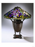 A Fine 'Wistaria' Leaded Glass and Bronze Table Lamp Giclee-trykk av Guiseppe Barovier