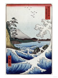 The Sea off Satta in Suruga Province', from the Series 'The Thirty-Six Views of Mt. Fuji' Giclee Print by Hashiguchi Goyo