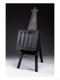 An Ebonized and Carved Oak Artist's Easel, 1901 Giclee Print by Daum 