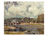 Le Pont De Sevres, 1877 Lámina giclée por Alfred Thompson Bricher