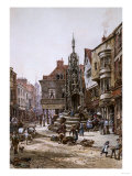 The Cross, Winchester Giclee-trykk av Frank Wright Bourdillon The Cross, Winchester Giclee-trykk av Frank Wright Bourdillon