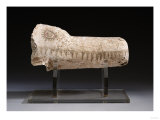 An Egyptian Stucco Head of a Crocodile (The Sacred Animal, Sobek), Circa 1st-2nd Centuries A.D Lámina giclée