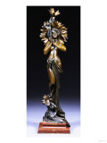 Soleil', a Figural Parcel-Gilt Bronze Sculpture, Circa 1900 reproduction procédé giclée par Franz Arthur Bischoff