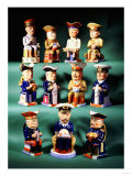 Eleven Wilkinson Toby Jugs Designed by Sir F Carruthers-Gould (1844-1925) Lámina giclée por Adler & Sullivan