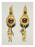 A Pair of Hellenistic Gold Earrings, Circa 2nd-1st Century B.C. Giclee Print