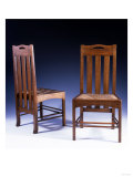 An Oak Dining Chair Designed by Charles Rennie Mackintosh, Circa 1898-99 Giclee Print by Georges Causard