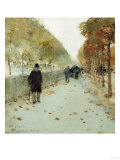 Quai Du Louvre, 1889 reproduction procédé giclée par Childe Hassam