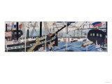 Foreign Ships at Yokohama reproduction procédé giclée par Hashiguchi Goyo