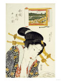 The Calculating Type, from the Series 'Twelve Modern-Day Beauties' Giclee-trykk av Ioki Bunsai The Calculating Type, from the Series 'Twelve Modern-Day Beauties' Giclee-trykk av Ioki Bunsai