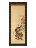 Monkeys and Roses Lámina giclée por Hashiguchi Goyo Monkeys and Roses Lámina giclée por Hashiguchi Goyo