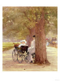A Rest in the Row, 1892 Giclee Print by Carl Frederic Aagaard