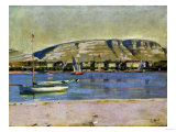Geneva Harbour and the Saleve, 1878 reproduction procédé giclée par Edgar Degas