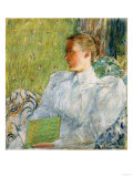 Portrait of Edith Blaney (Mrs. Dwight Blaney), 1894 reproduction procédé giclée par Childe Hassam