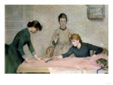 The Sewing Class reproduction procédé giclée par Carl Frederic Aagaard