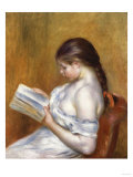 Reading, Painted in 1888 Giclee Print by Edgar Degas