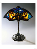 A Rare and Important Leaded Glass, Bronze and Mosaic Glass 'Bat' Table Lamp Giclee-trykk av Guiseppe Barovier