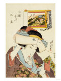 'The Joyful Type, from the Series 'Twelve Modern-Day Beauties' Giclee-trykk av Ioki Bunsai 'The Joyful Type, from the Series 'Twelve Modern-Day Beauties' Giclee-trykk av Ioki Bunsai
