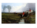 Crossing a Brook Giclee-trykk av Giovanni Battista Benvenuti