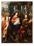 The Flight into Egypt, Anonymous, Cuzco School, 18th Century Giclee Print by Jose Agustin Arrieta