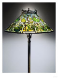 A 'Grape Trellis' Leaded Glass Lamp Giclee Print by Guiseppe Barovier