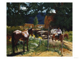 One in the Pasture Giclee-vedos tekijänä Walter Ufer
