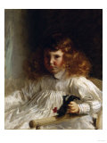 Portrait of Leroy King as a Young Boy, 1888 reproduction procédé giclée par John Singer Sargent