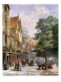 The Pantiles, Tunbridge Wells Giclee-trykk av Frank Wright Bourdillon The Pantiles, Tunbridge Wells Giclee-trykk av Frank Wright Bourdillon