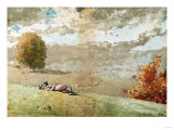 Daydreaming, 1880 Giclee Print by Winslow Homer