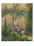 Woman in the Garden Giclee Print by Henri Edmond Cross