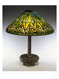 An Arrowroot Leaded Glass and Bronze Table Lamp Giclee Print by Guiseppe Barovier
