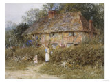 Old Surrey Cottage reproduction procédé giclée par Helen Allingham