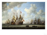 A Battle at Sea Wydruk giclee autor Vincente Carducho