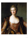 Portrait of Theodore Elisabeth, Catherine De Besenval, Marquise De Broglie, 1742 reproduction procédé giclée par Hendrik Avercamp