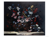 Flowers in a Sculpted Ewer on a Ledge Lámina giclée por Cristofano Allori