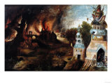 La tentation de St. Antoine reproduction procédé giclée par Cristofano Allori
