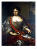 Portrait of Queen Catherine I of Russia (1684, 1730), Seated Three-Quarter Length, 1717 Giclee-trykk av Arnold Boonen
