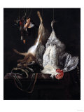 Game with Implements of the Chase on a Marble Ledge, 1665 Giclee Print by George Wesley Bellows
