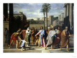 Christ and the Woman Taken in Adultery, 1682 Giclée-tryk af Cristofano Allori Christ and the Woman Taken in Adultery, 1682 Giclée-tryk af Cristofano Allori