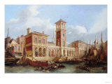 Billingsgate Market Giclee Print by John Brett
