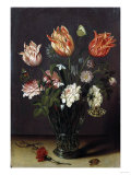 Tulips with Other Flowers in a Glass on a Table Giclee-trykk av George Wesley Bellows Tulips with Other Flowers in a Glass on a Table Giclee-trykk av George Wesley Bellows