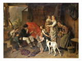 The Umbrella Man Giclee-trykk av Eugène Boudin The Umbrella Man Giclee-trykk av Eugène Boudin
