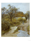 Hill Farm, Symondsbury, Dorset Giclee Print by Helen Allingham
