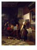 In the Tavern, 1876 Giclee Print by Eugène Boudin
