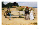 George and the Dragon Giclee-trykk av John Brett