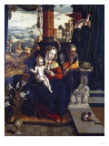 The Holy Family, in an Architectural Setting, a Landscape Beyond, 1532 Giclee Print by Jan Brueghel the Elder