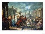 The Rape of the Sabine Women reproduction procédé giclée par Jean Béraud