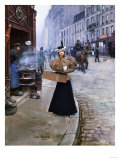 The Roasted Chestnut Seller Giclee Print by Cristofano Allori