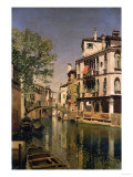 A Canal Scene in Venice Giclée-tryk af Cristofano Allori A Canal Scene in Venice Giclée-tryk af Cristofano Allori